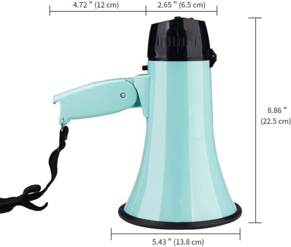 MyMealivos Portable Megaphone Bullhorn - 20W Power - Image 2