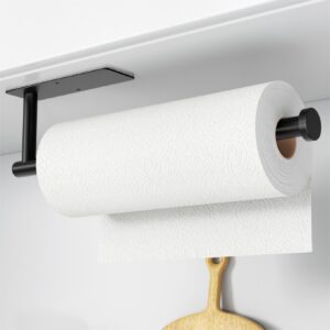 Matte Black Paper Towel Holder