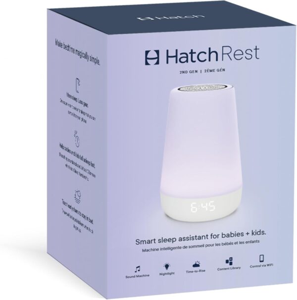 Hatch Rest 2nd Gen – Baby Sound Machine, Night Light & Sleep Trainer with Wi-Fi - Image 2