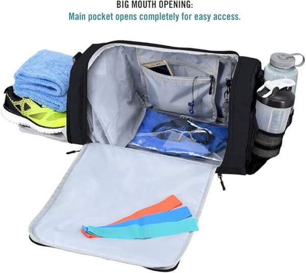 Ultimate Gym Bag 2.0 – Durable Duffel with 10 Compartments & Water-Resistant Pouch - Image 2