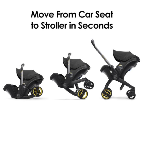 Doona Car Seat & Stroller – All-in-One Travel System, Nitro Black - Image 2