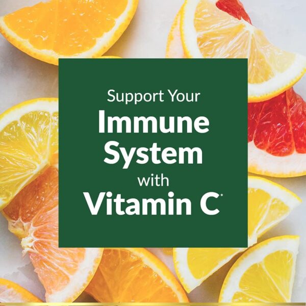 Nature's Bounty Vitamin C, Supports Immune and Antioxidant Health, Vitamin C Supplement, 1000mg, 300 Caplets - Image 3