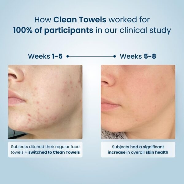 Clean Skin Club Clean Towels XL – 100% Biobased, Ultra-Soft Disposable Face Towels - Image 3