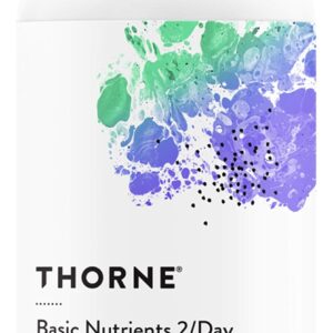 THORNE Basic Nutrients 2/Day – Daily Multivitamin for Heart, Brain, Bone & Immune Support, 60 Capsules