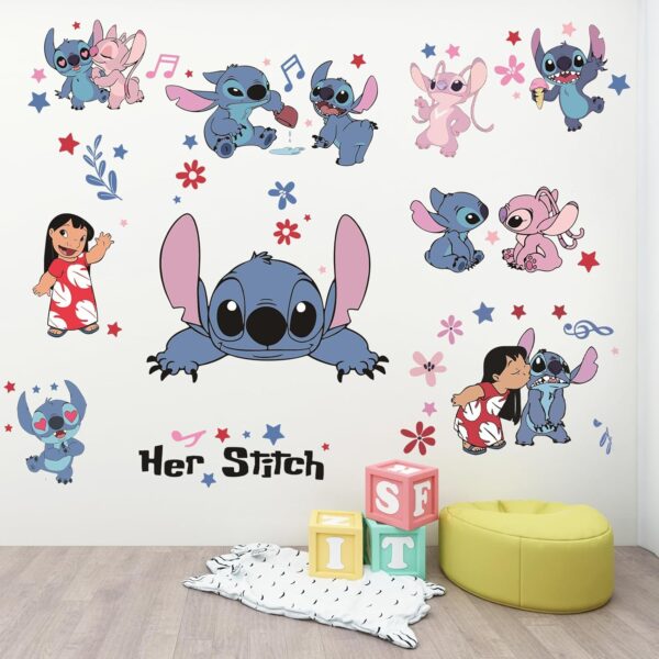 59 PCS Cartoon Wall Stickers – Removable PVC Stickers for Kids' Room & Nursery Decoration - Image 3