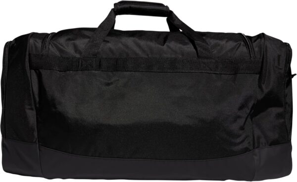 Adidas Defender 4 Duffel Bag – Large 110L, Durable Gym & Travel Bag, Black/White - Image 3