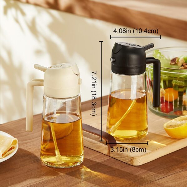 TrendPlain 16oz Olive Oil Sprayer & Dispenser – 2-in-1 - Image 4