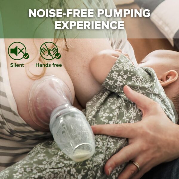 haakaa Manual Silicone Breast Pump for Breastfeeding - Image 4