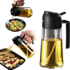 TrendPlain 16oz Olive Oil Sprayer & Dispenser – 2-in-1