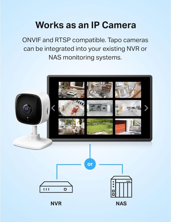 TP-Link Tapo 1080P Indoor Security Camera – Baby Monitor - Image 3