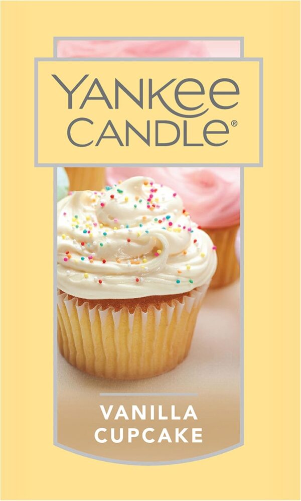 Yankee Candle Vanilla Cupcake – 22oz Large Jar, Long-Lasting Scented Candle - Image 3