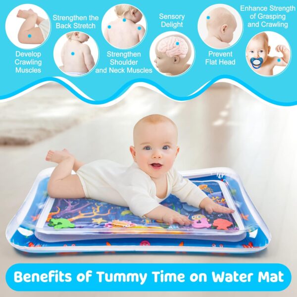 Inflatable Tummy Time Water Mat – Sensory Play for Babies 3-12 Months, Developmental Toy - Image 3