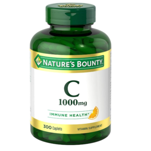 Nature's Bounty Vitamin C, Supports Immune and Antioxidant Health, Vitamin C Supplement, 1000mg, 300 Caplets