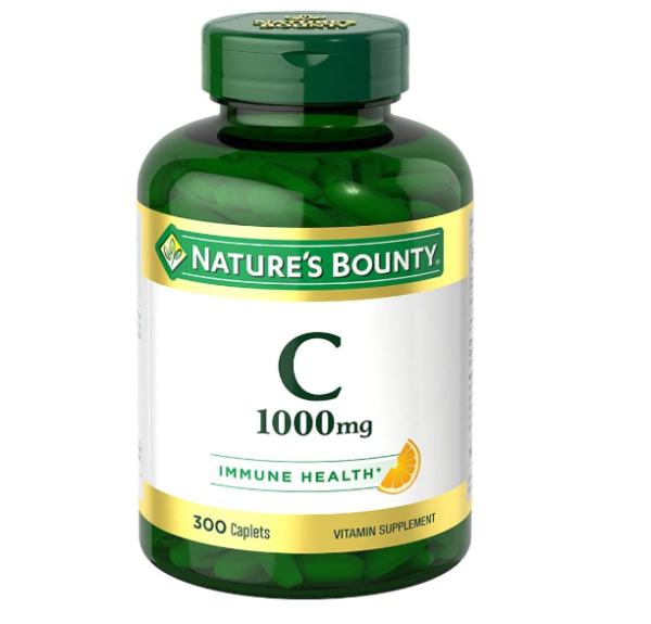 Nature's Bounty Vitamin C, Supports Immune and Antioxidant Health, Vitamin C Supplement, 1000mg, 300 Caplets