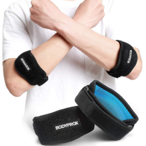 Bodyprox Elbow Brace 2 Pack for Tennis & Golfer's Elbow Pain Relief