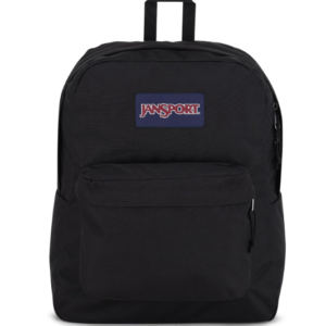 JanSport SuperBreak One Backpack – Durable, Lightweight, with Front Utility Pocket, Black