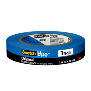 ScotchBlue Original Multi-Surface Painter's Tape – 1 Inch x 60 Yds, Easy Removal, Blue