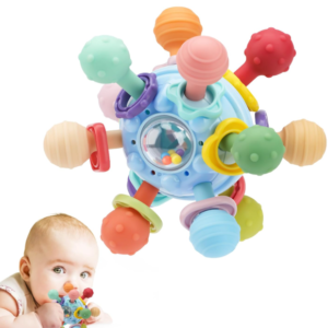 TOHIBEE Montessori Baby Sensory Toys – Teething & Developmental Toys for 0-18 Months