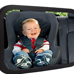 Shynerk Baby Car Mirror – Rear-Facing Safety Mirror, 360° Rotation, Shatterproof & Crash Tested