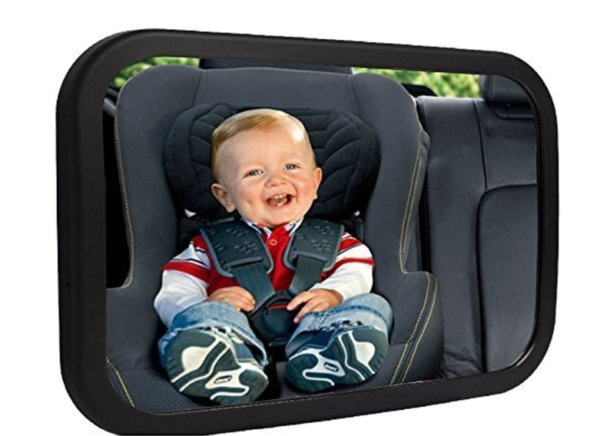 Shynerk Baby Car Mirror – Rear-Facing Safety Mirror, 360° Rotation, Shatterproof & Crash Tested