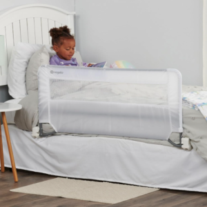 Regalo Swing Down Bed Rail Guard, with Reinforced Anchor Safety System