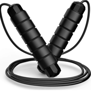 Tangle-Free Speed Jump Rope - Adjustable Steel Cable with Foam Handles, Ball Bearings for Fitness, Home Exercise, and Slim Body