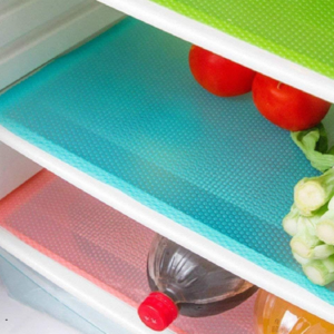 12-Piece Refrigerator Liners – Washable Mats for Shelves & Drawers